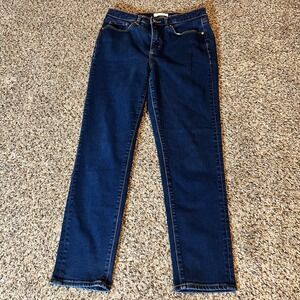 LOFT The‎ Skinny Dark Wash Jeans Women's Size 28/8